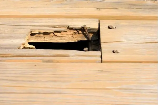 wooden deck flooring need to repair